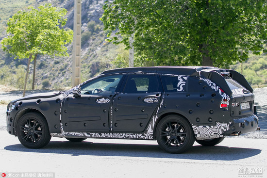 针对A6 allroad 沃尔沃V90跨界车已路试